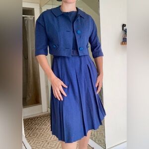 Vintage Wool 1950’s 1960’s Dress Belt & Jacket